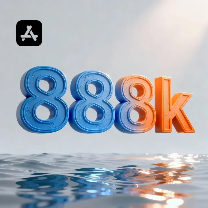 APP oficial da 8888k para mobile