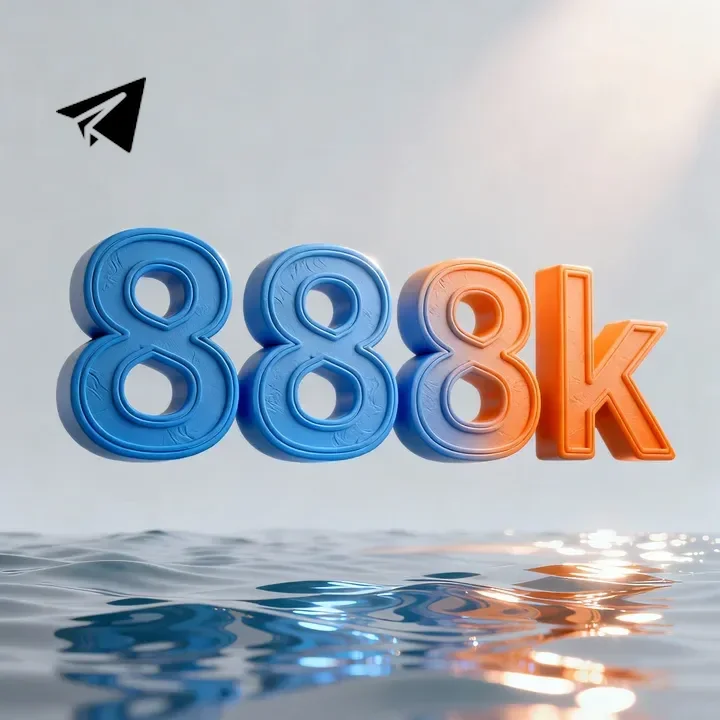 Canal oficial da 8888k no Telegram